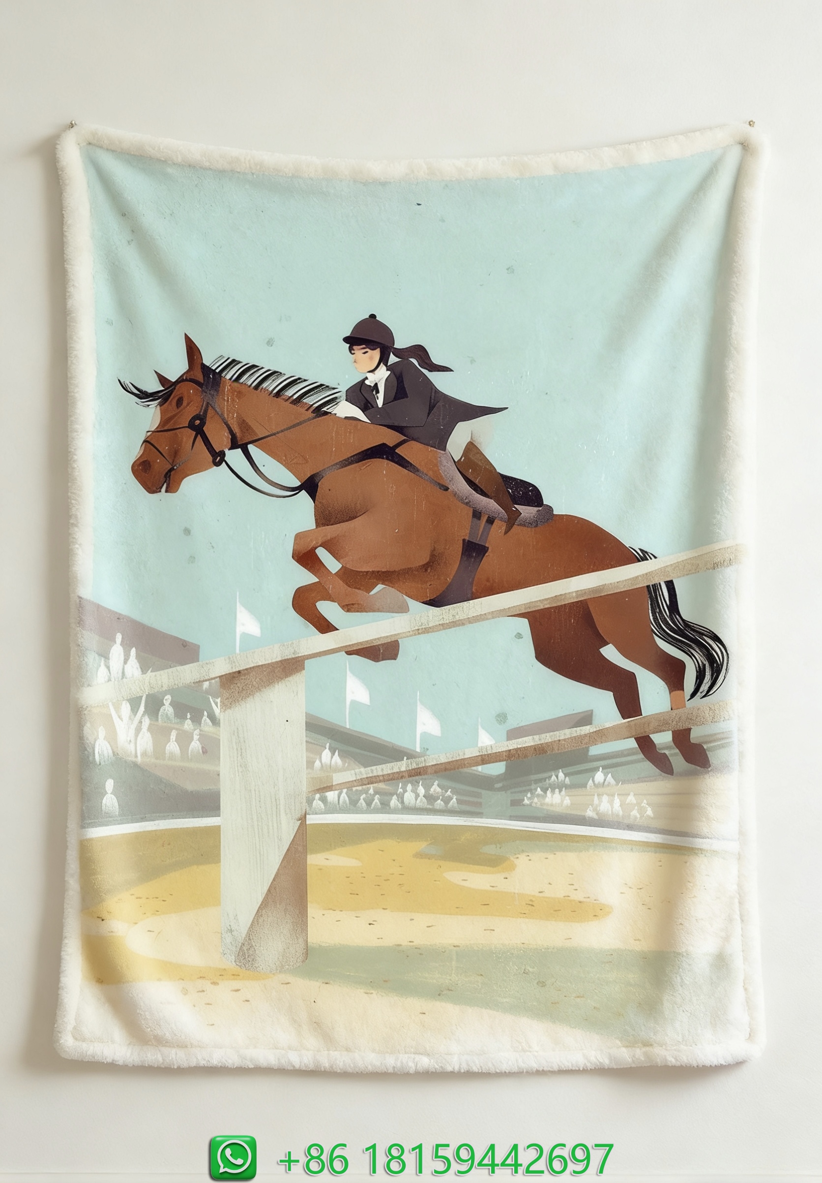 Hermes Throw Blankets